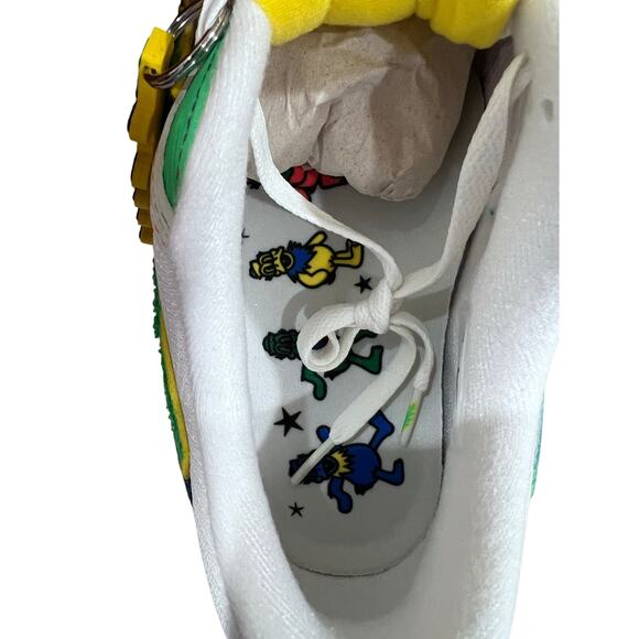 Nike Air Max 90 LDXGD Grateful Dead 1990 Tie-Dye White Green Yellow Size 13 - Picture 7 of 9